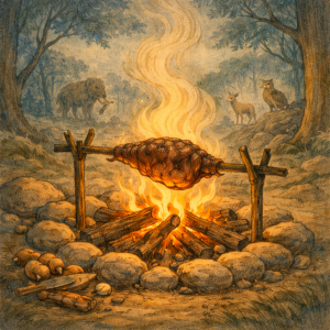 จากไฟกองแรกถึงครัวไทย: มนุษย์เริ่มเปลี่ยนโลกผ่านการปรุงอาหารได้อย่างไร